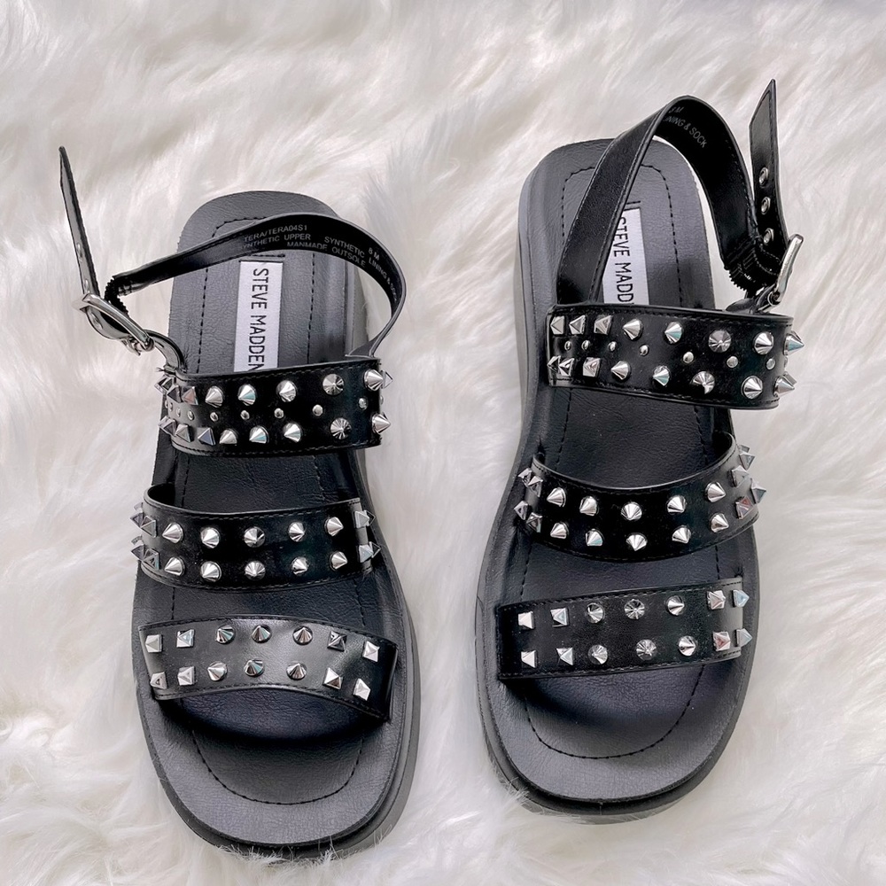 Steve Madden Studded Platform Sandals